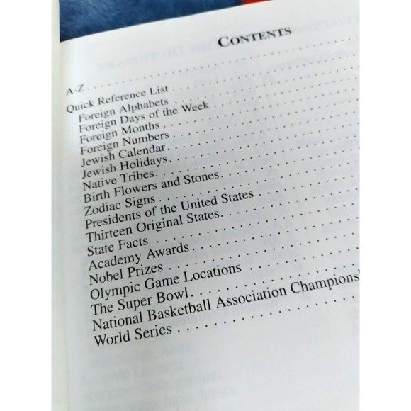 Webster's LARGE PRINT CROSSWORD PUZZLE DICTIONARY HB Book Over 50,000 Answers EC - Picture 4 of 14